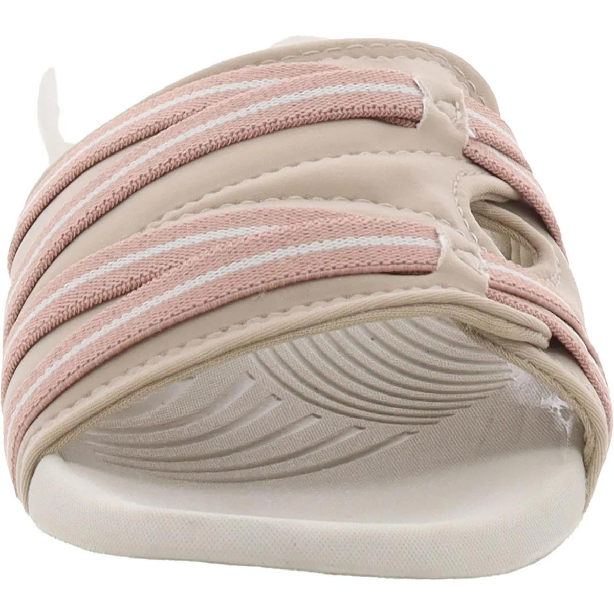 Wisher 2 Womens Cushioned Footbed Peep-Toe Slide Sandals