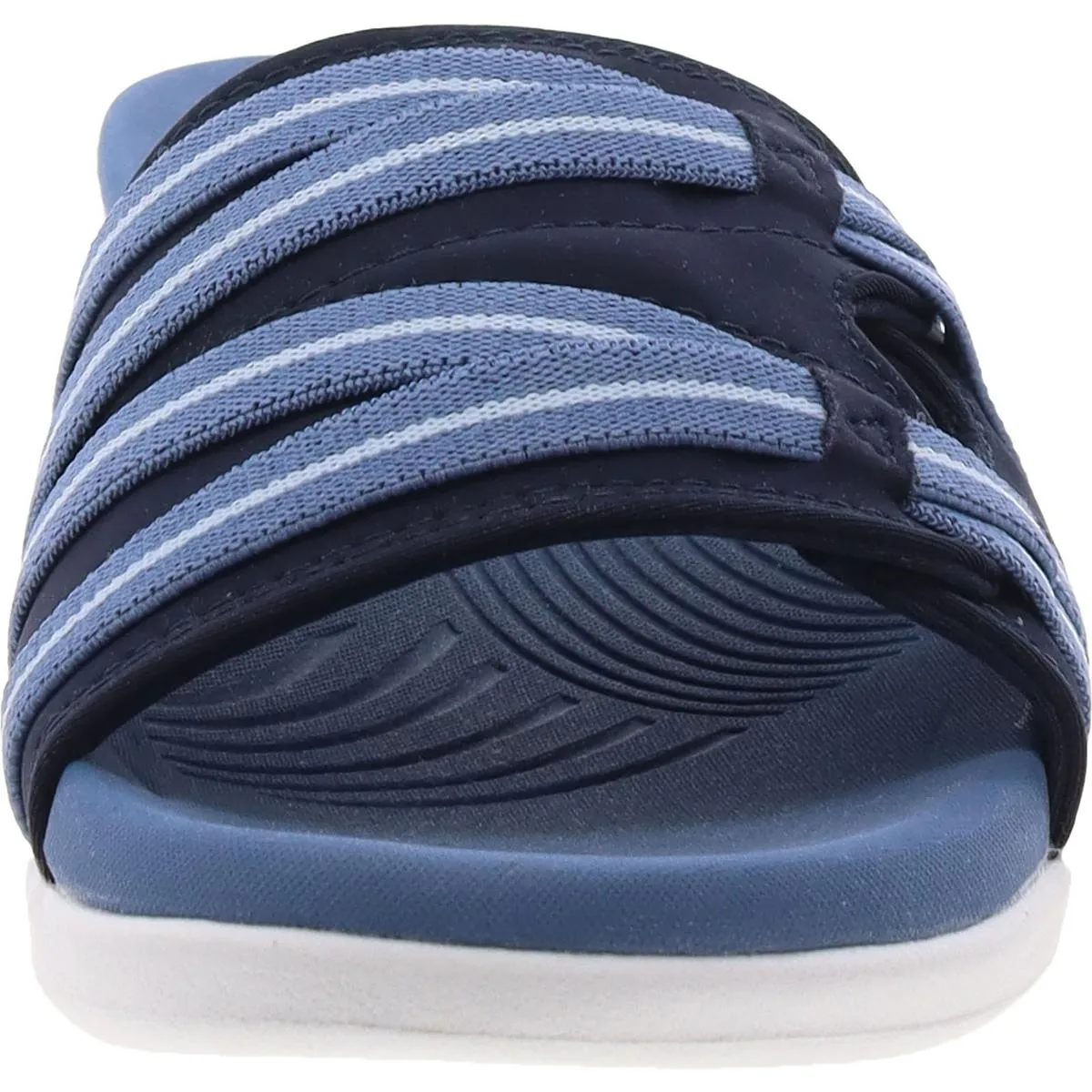 Wisher 2 Womens Cushioned Footbed Peep-Toe Slide Sandals