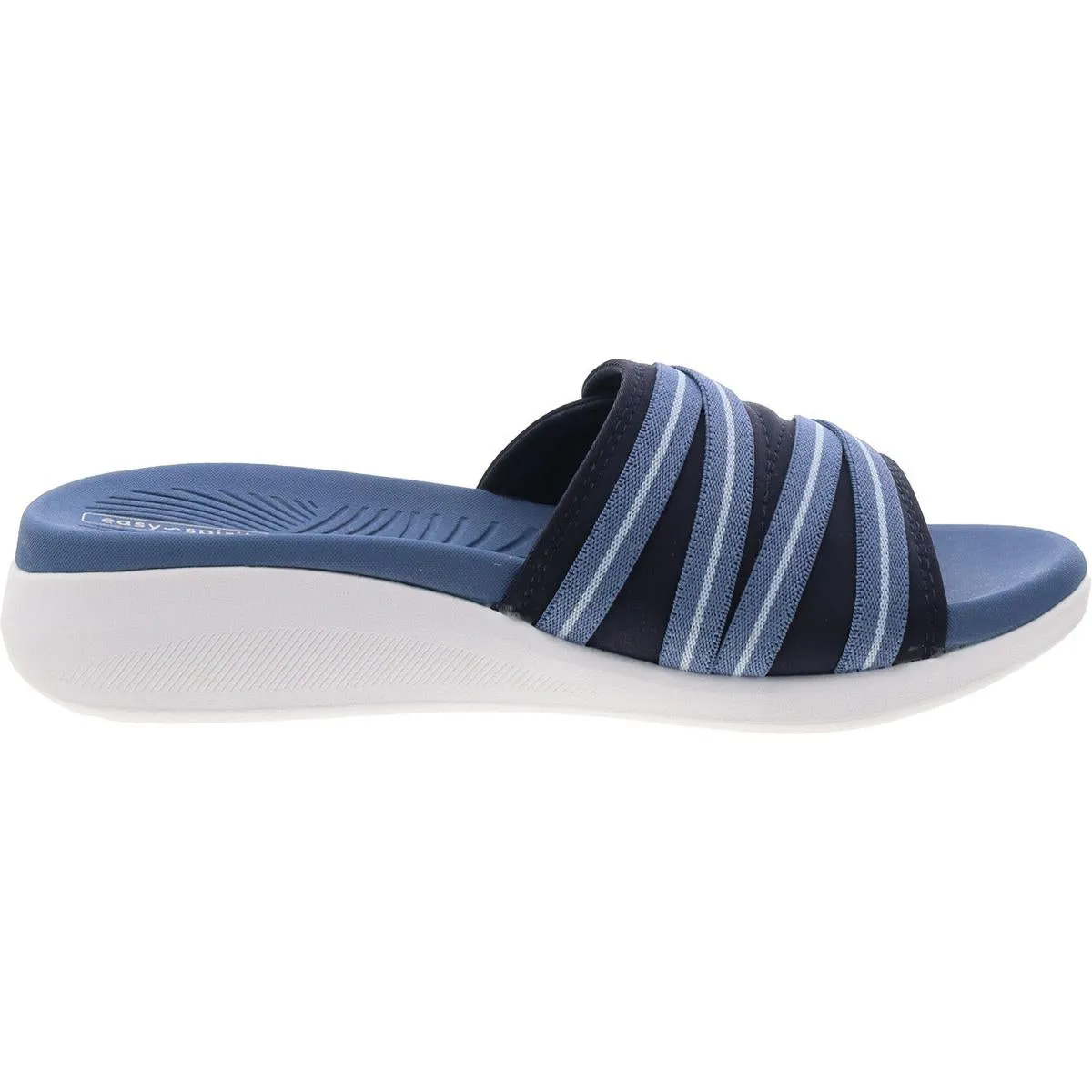 Wisher 2 Womens Cushioned Footbed Peep-Toe Slide Sandals
