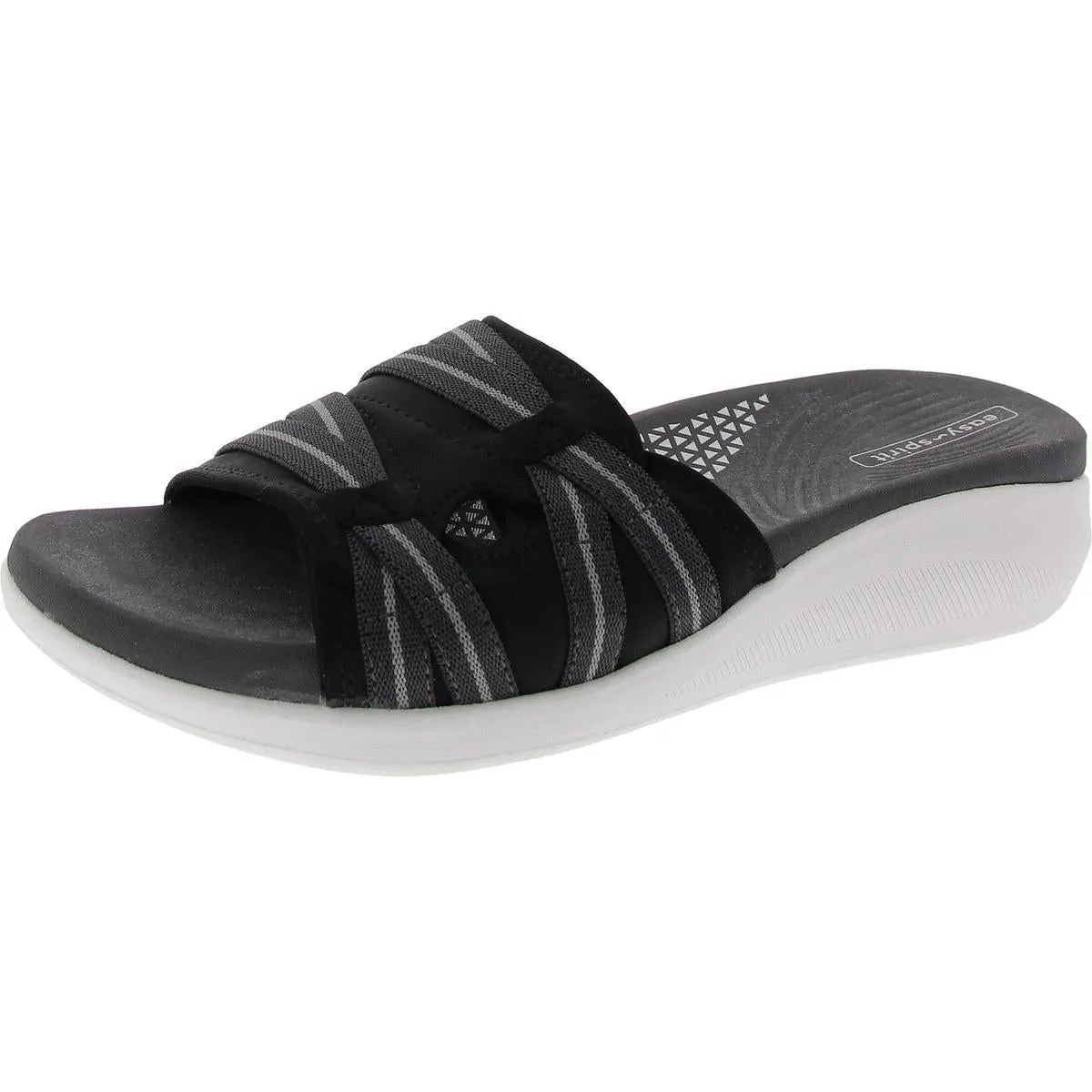 Wisher 2 Womens Strappy Manmade Slide Sandals