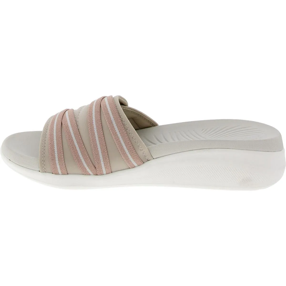 Wisher 2 Womens Strappy Manmade Slide Sandals
