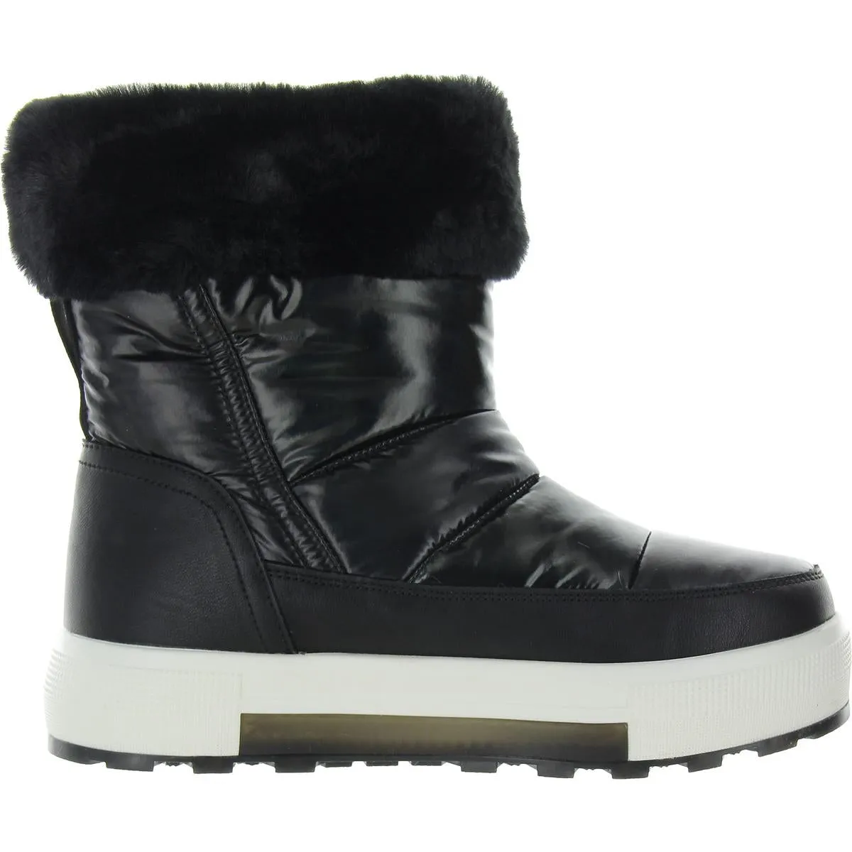 Wizard Womens Faux Leather Quilted Winter & Snow Boots