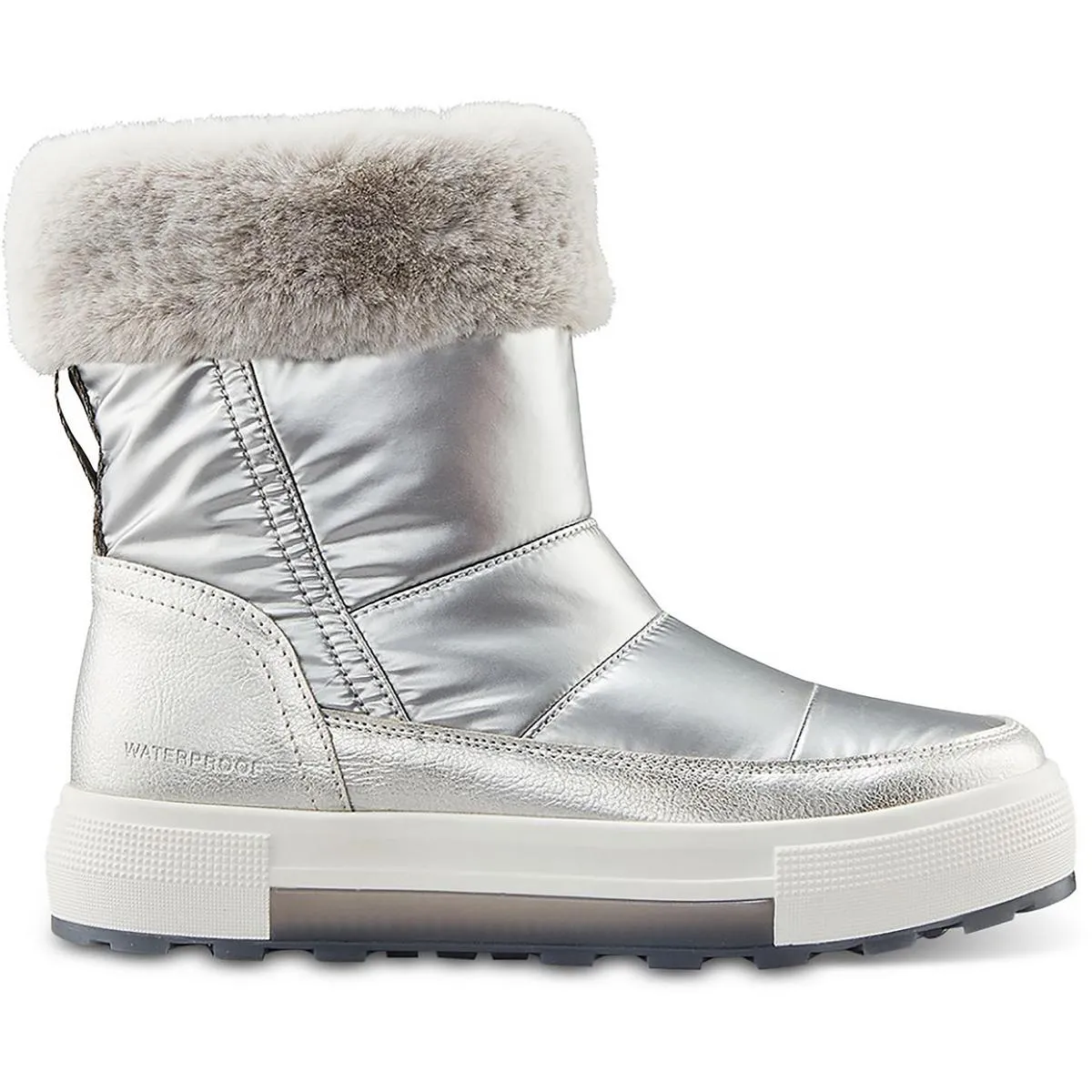 Wizard Womens Faux Leather Quilted Winter & Snow Boots