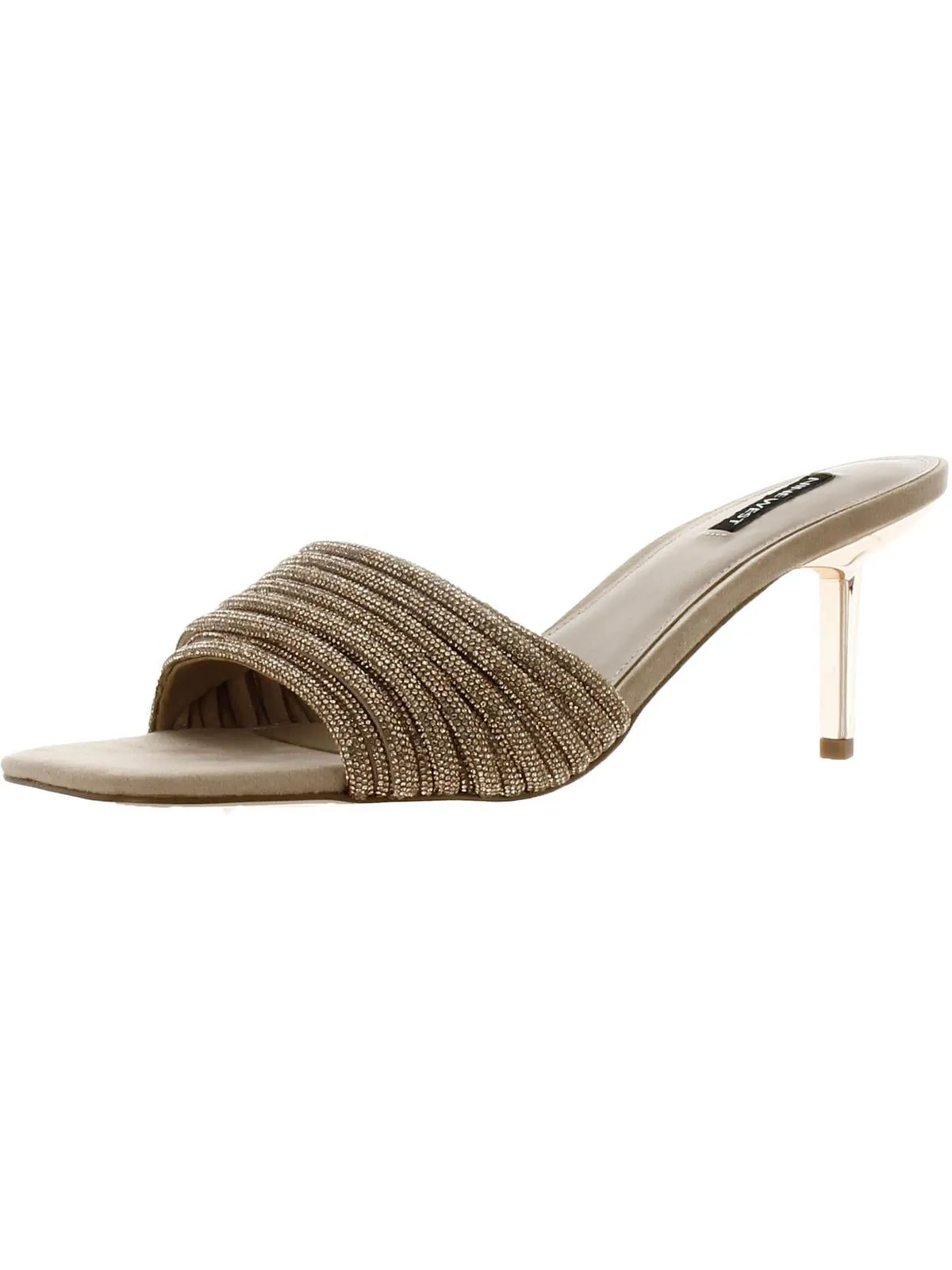WN Harbor 5 Womens Rhinestone Slip On Heels