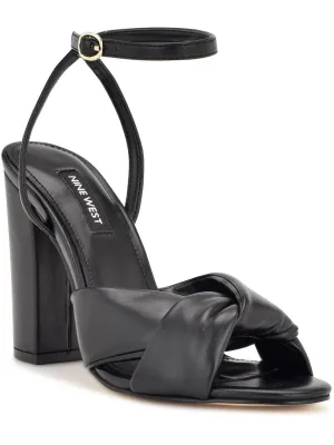 WN Larisa 3 Womens Faux Leather Adjustable Ankle Strap