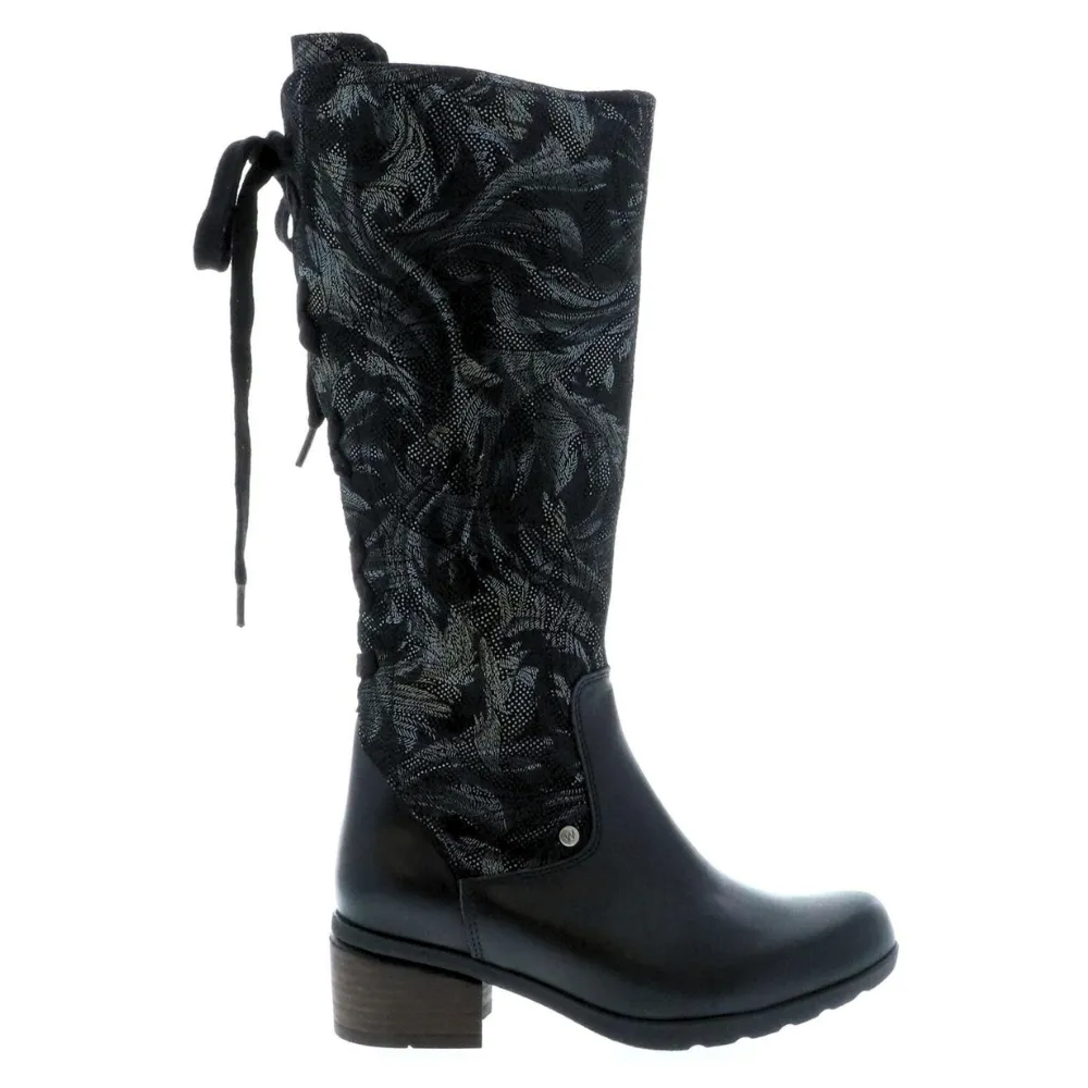 Wolky Hayden Vegi Leather/Palm Suede Boot (Women's)