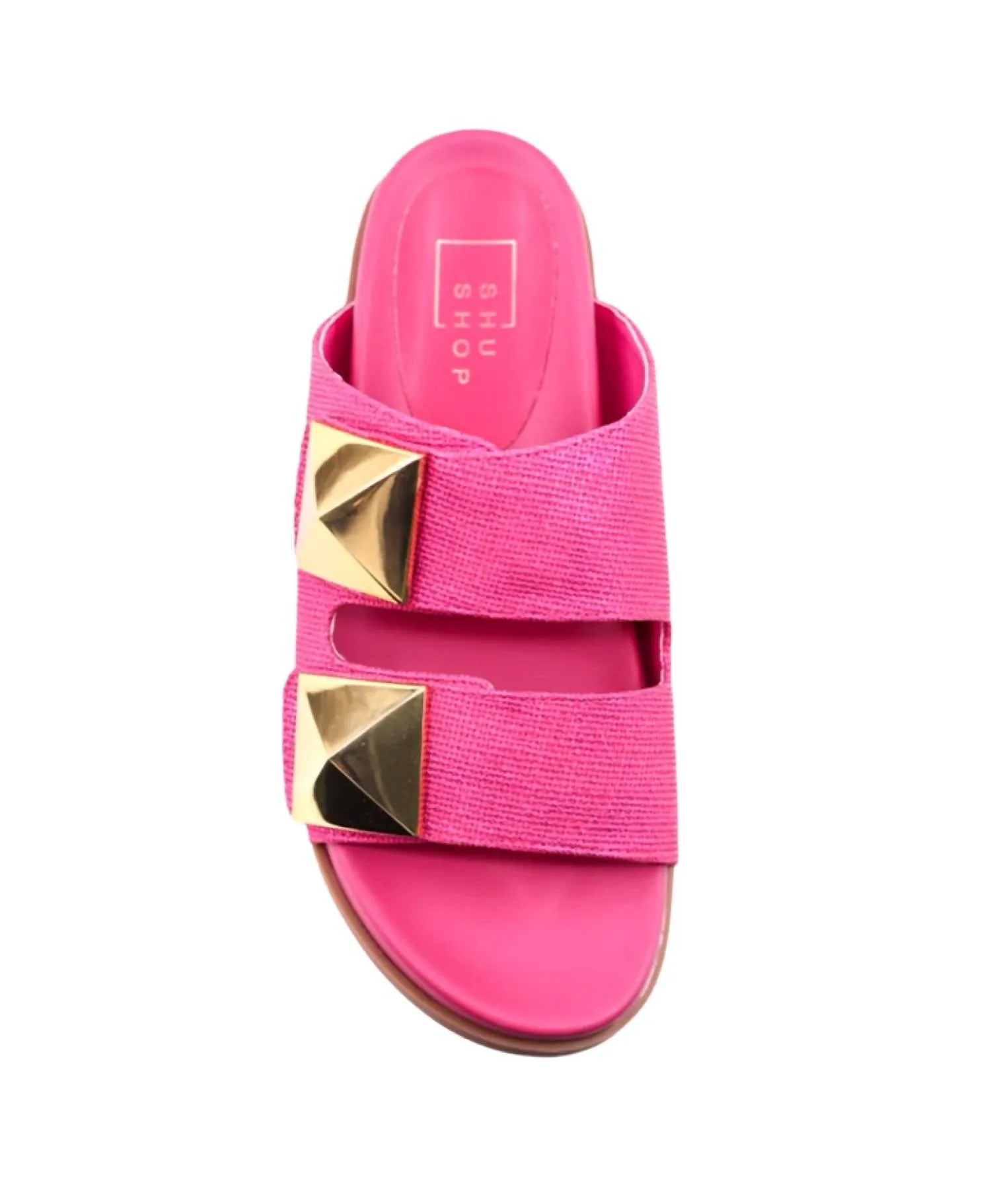 Women Bernarda Sandal In Fuchsia Woven