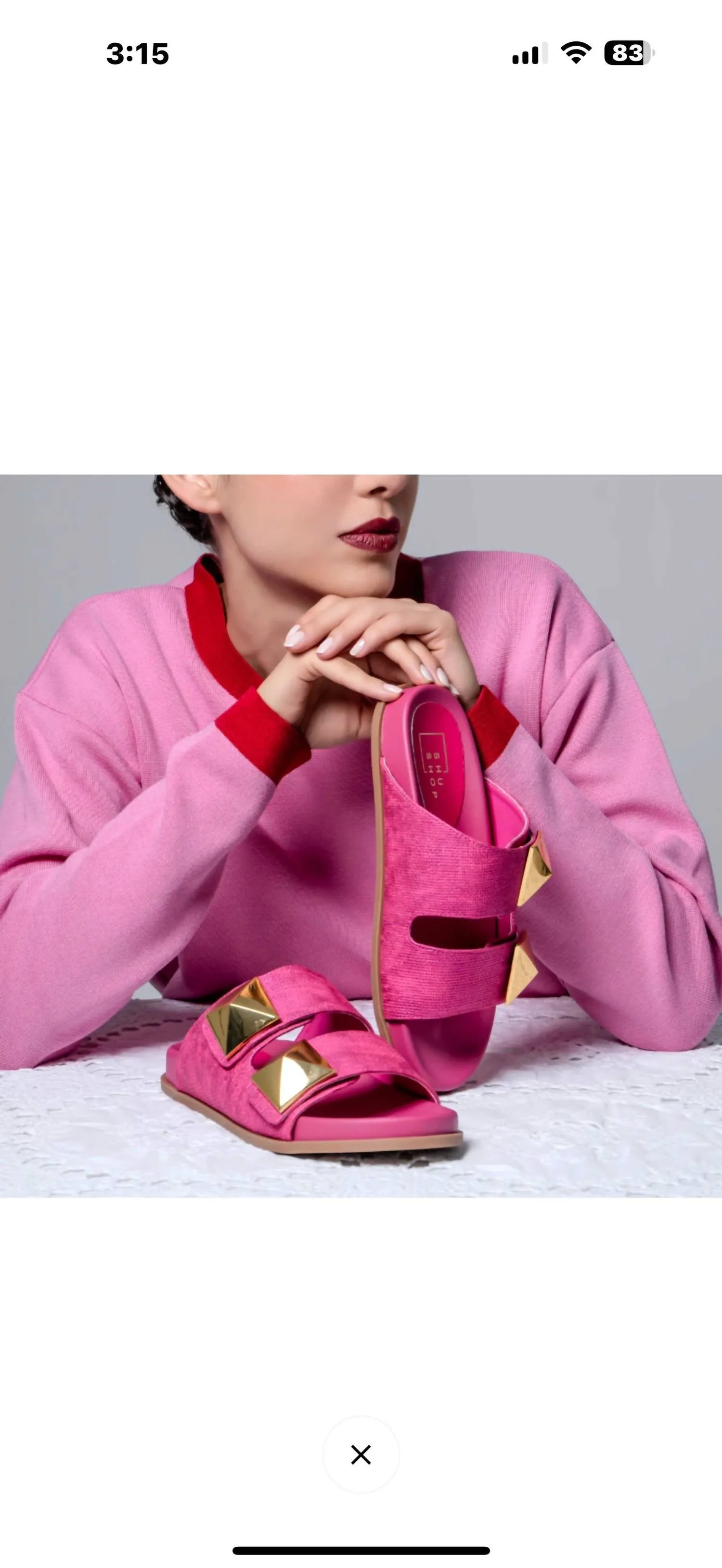 Women Bernarda Sandal In Fuchsia Woven