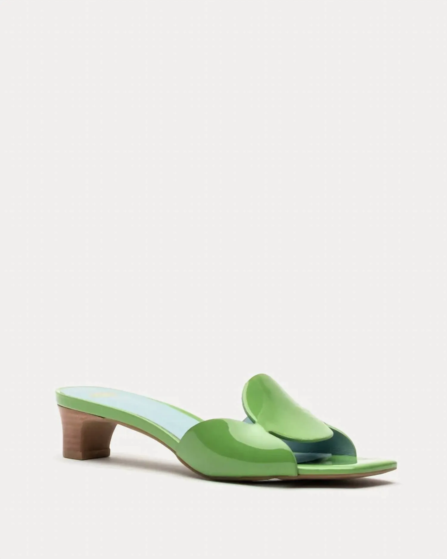 Women Sandy Circle Slide In Green