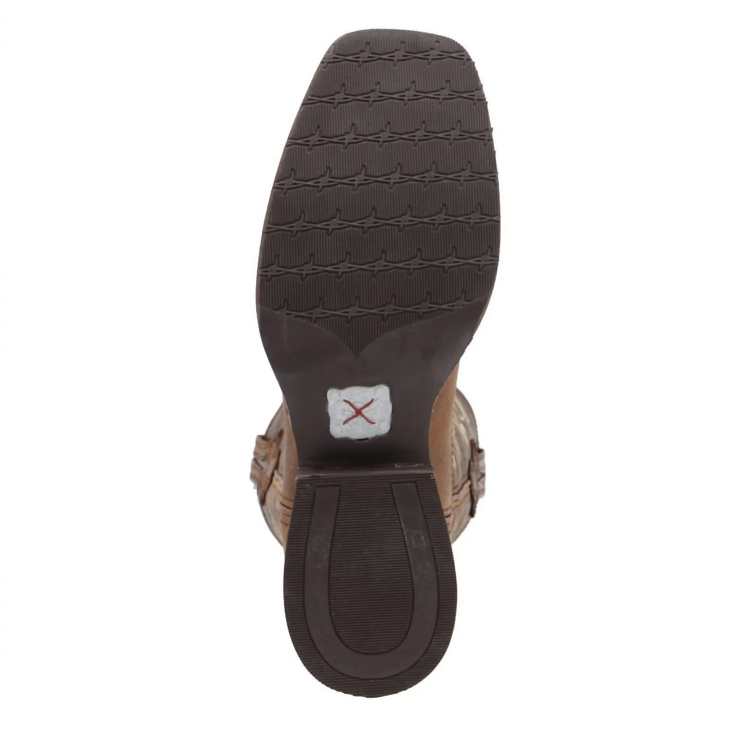 Women's 13" Leather Ruff Stock Boots In Brown