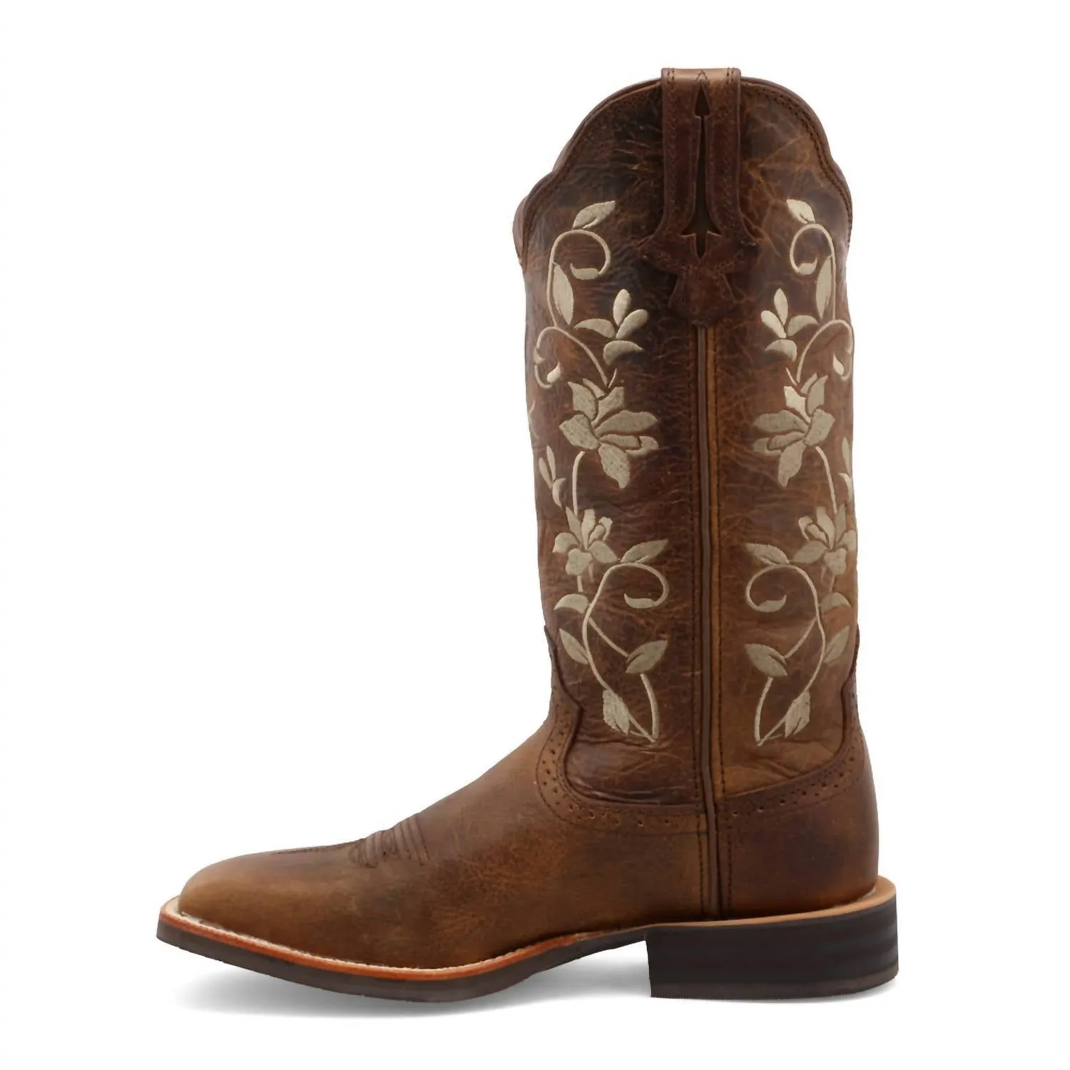 Women's 13" Leather Ruff Stock Boots In Brown