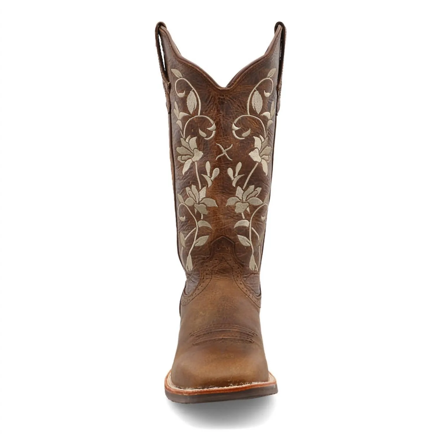 Women's 13" Leather Ruff Stock Boots In Brown