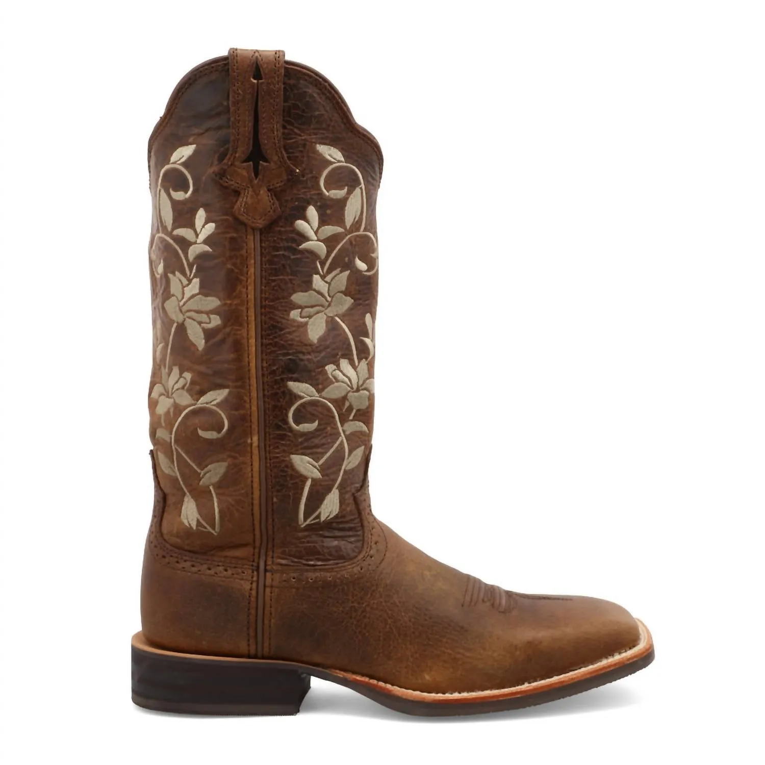 Women's 13" Leather Ruff Stock Boots In Brown