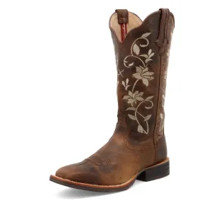 Women's 13" Leather Ruff Stock Boots In Brown