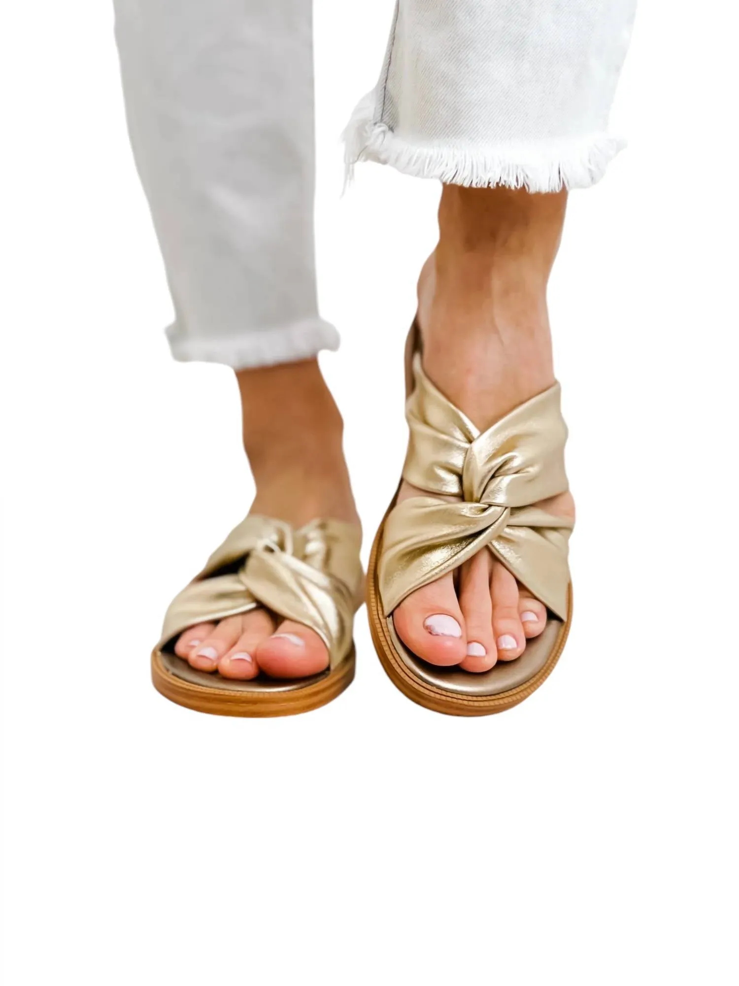 Women's Adios Sandals In Gold