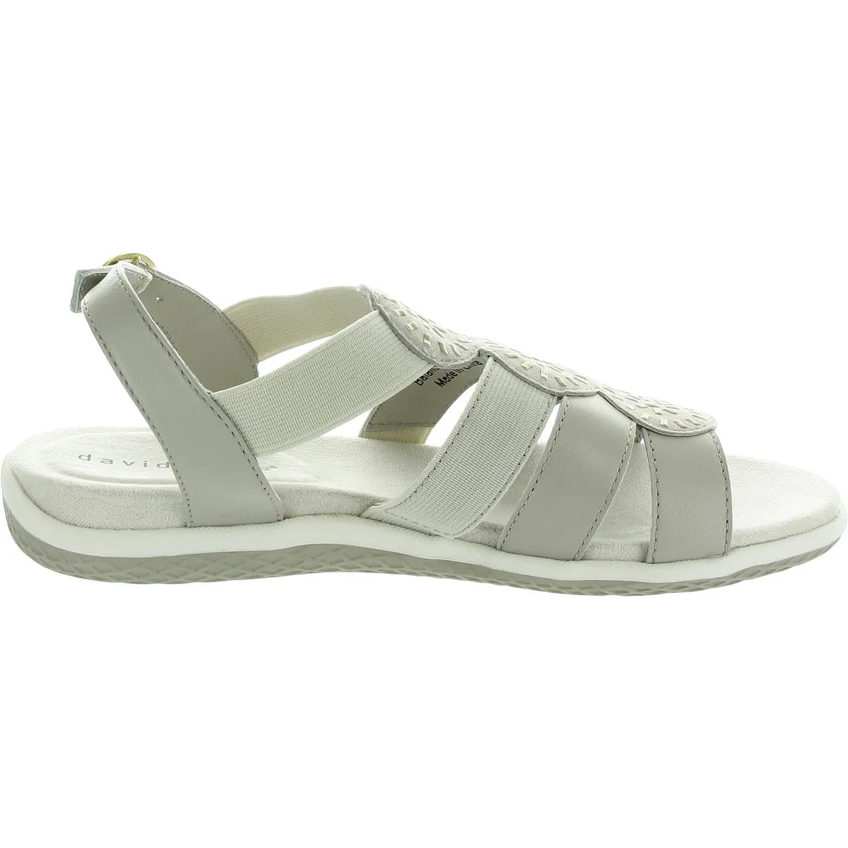 Womens Adjustable Leather Wedge Sandals