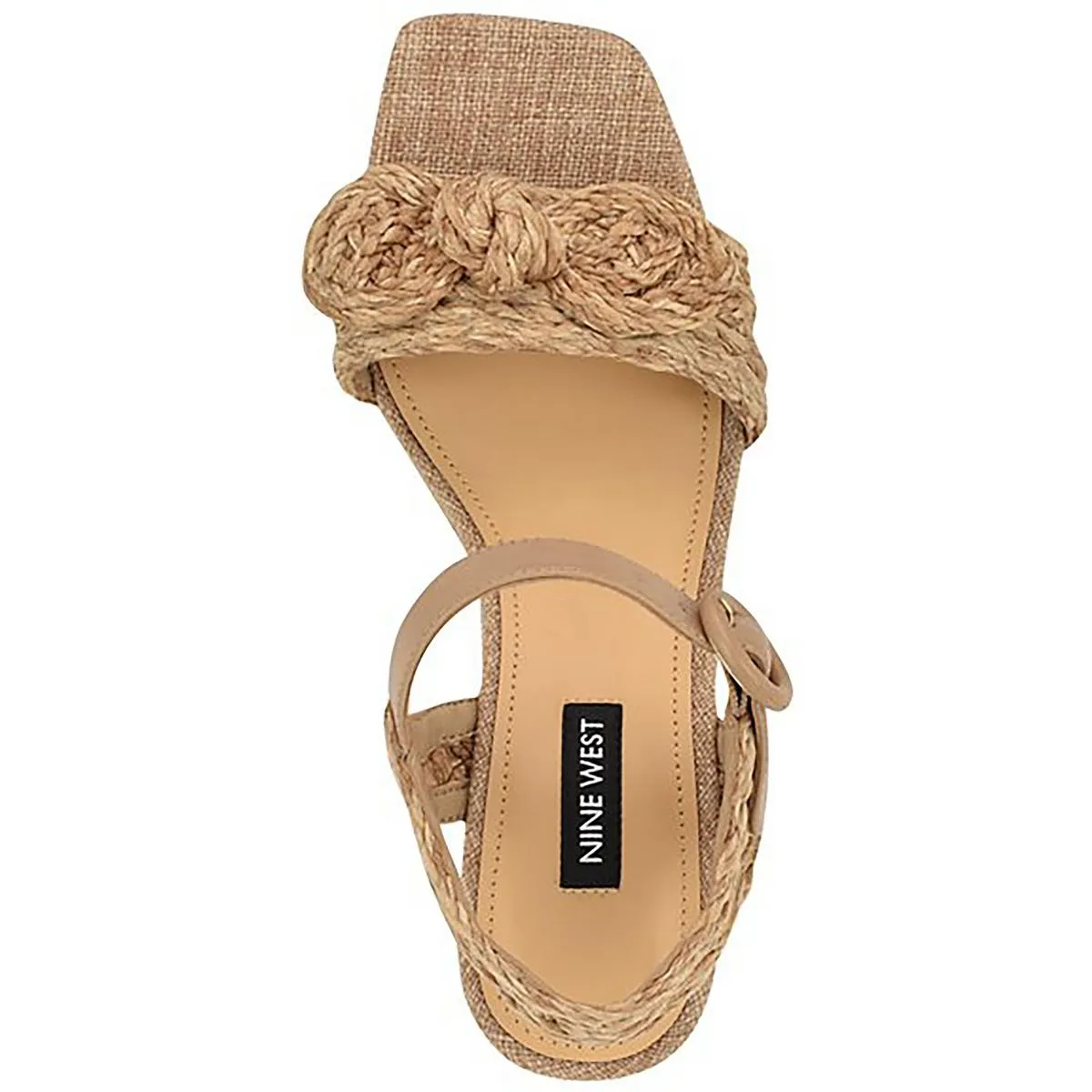 Womens Adjustbable Square Toe Block Heel