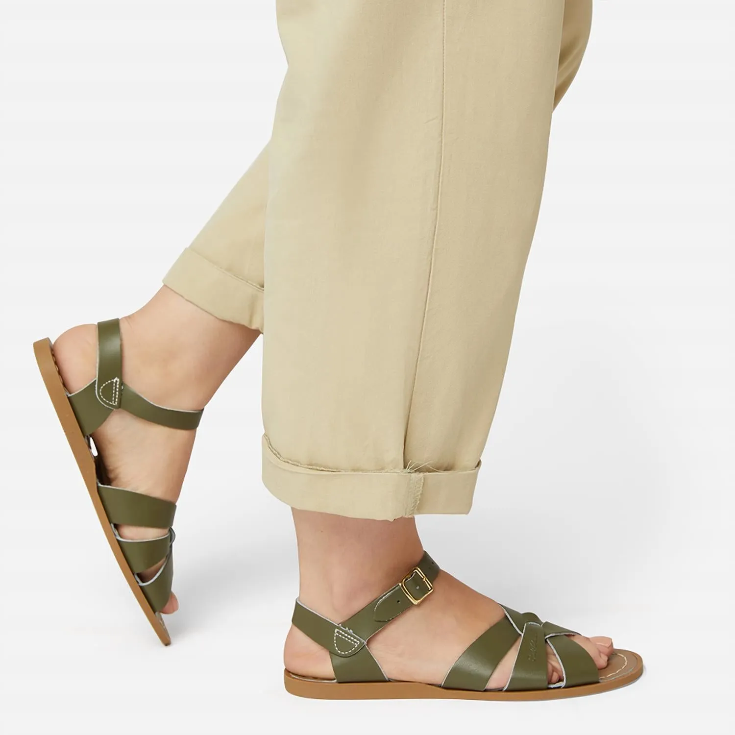 Women's Adult To Infant Original Flat Sandals In Olive