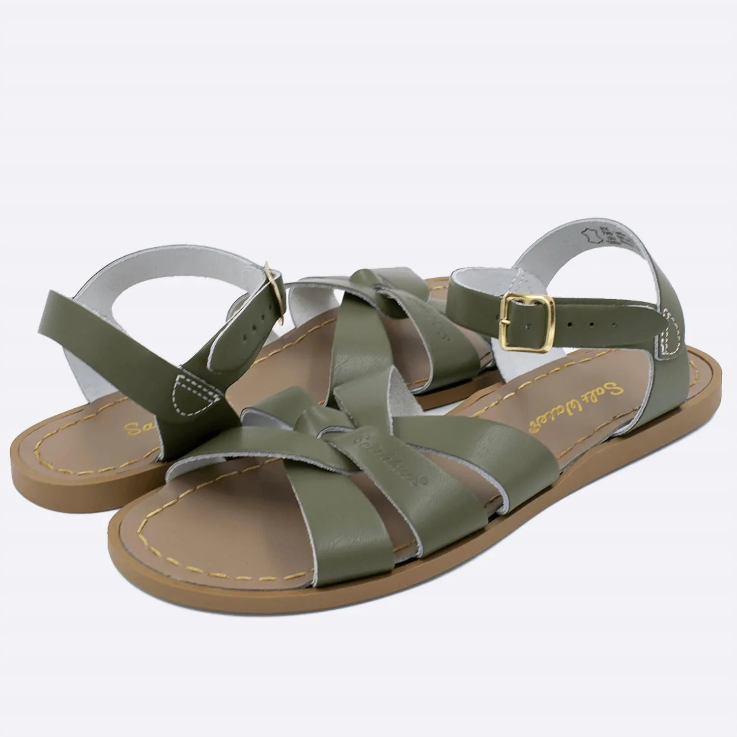 Women's Adult To Infant Original Flat Sandals In Olive