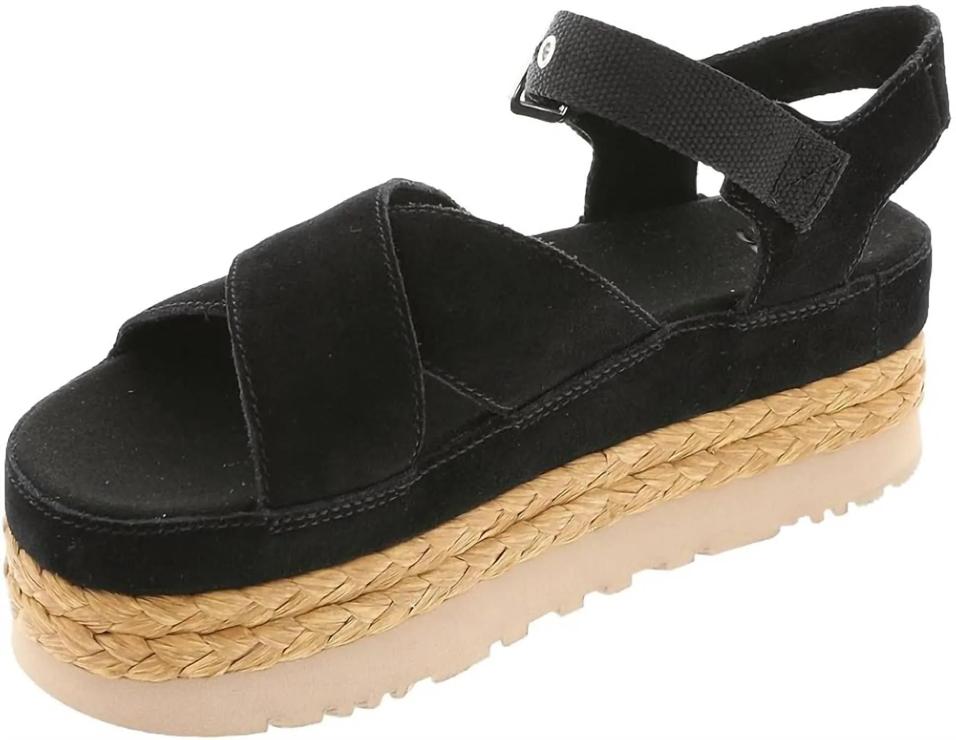 Women's Aubrey Ankle Platform Sandal In Black