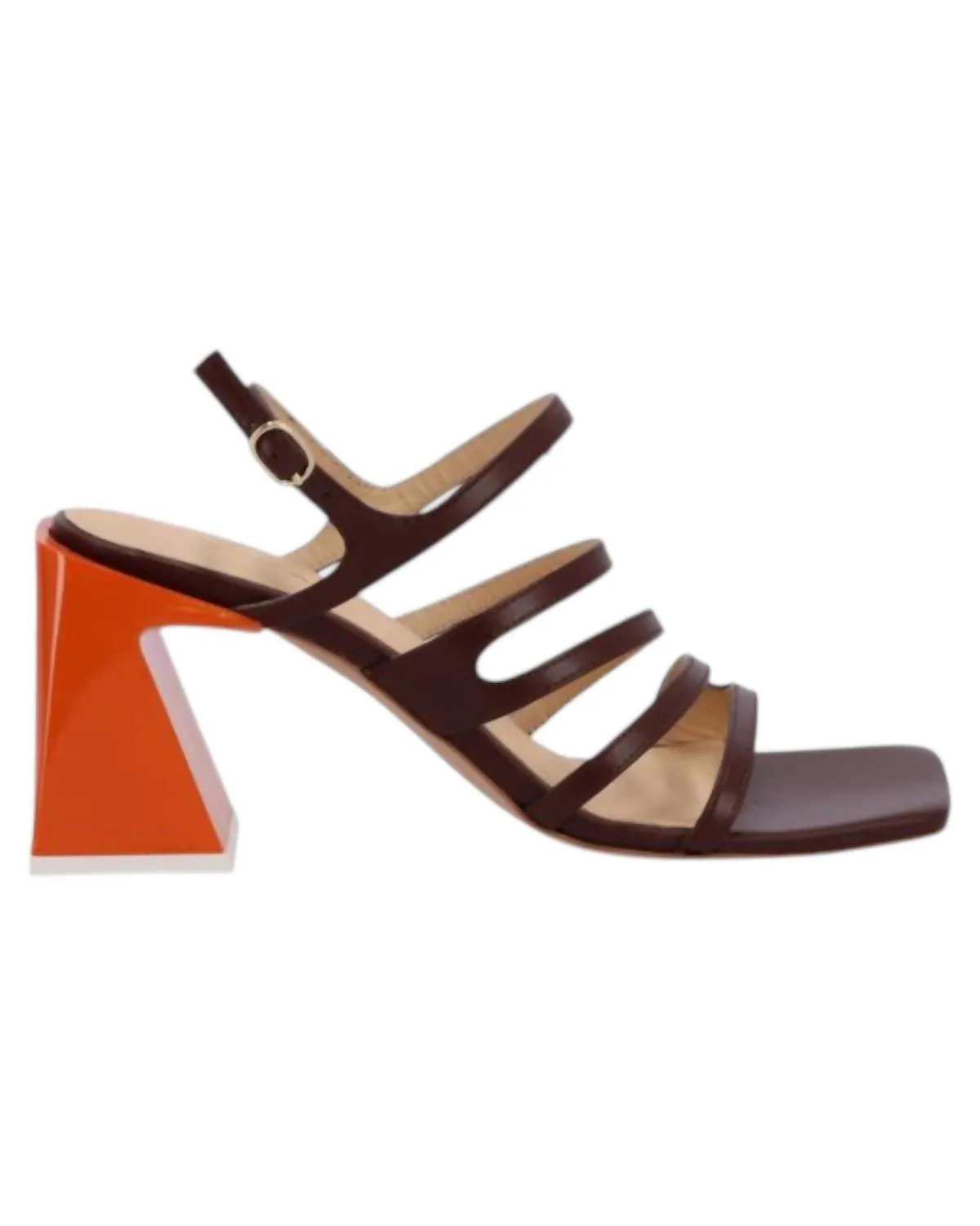 Women's Aubrey Leather Sandals In Brown
