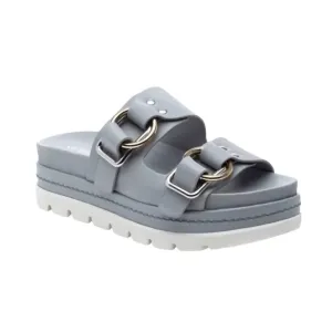 Women's Baha Sandal In Light Grey Leather