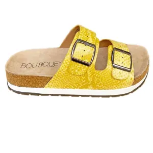 Women's Beach Babe Sandals In Yellow