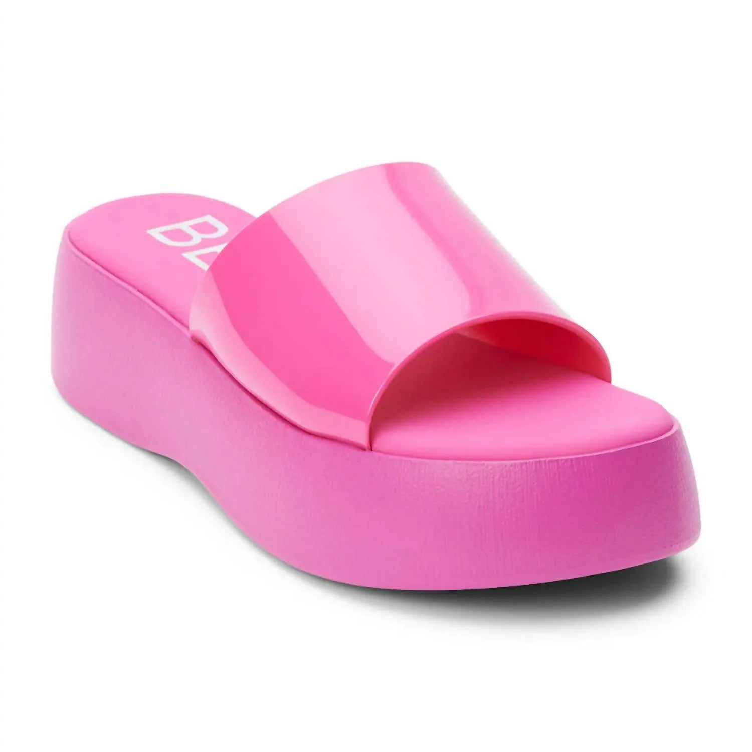 Women's Beach Solar Platform Sandal In Fuchsia