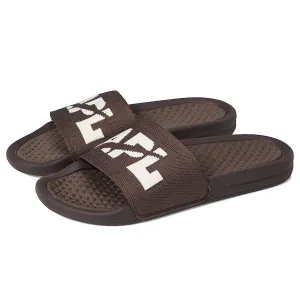 Women's Big Logo Techloom Slide In Chocolate/pristine