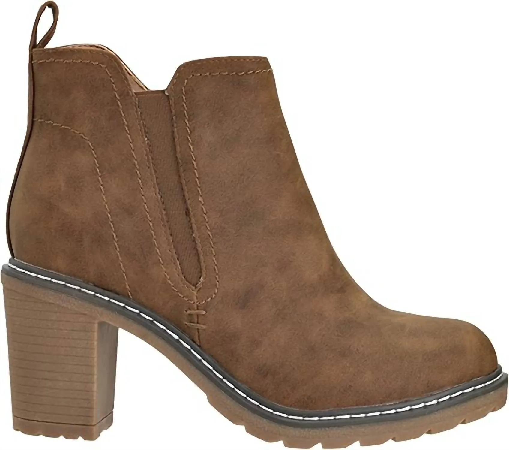 Women's Bite Me Heeled Boots In Brown