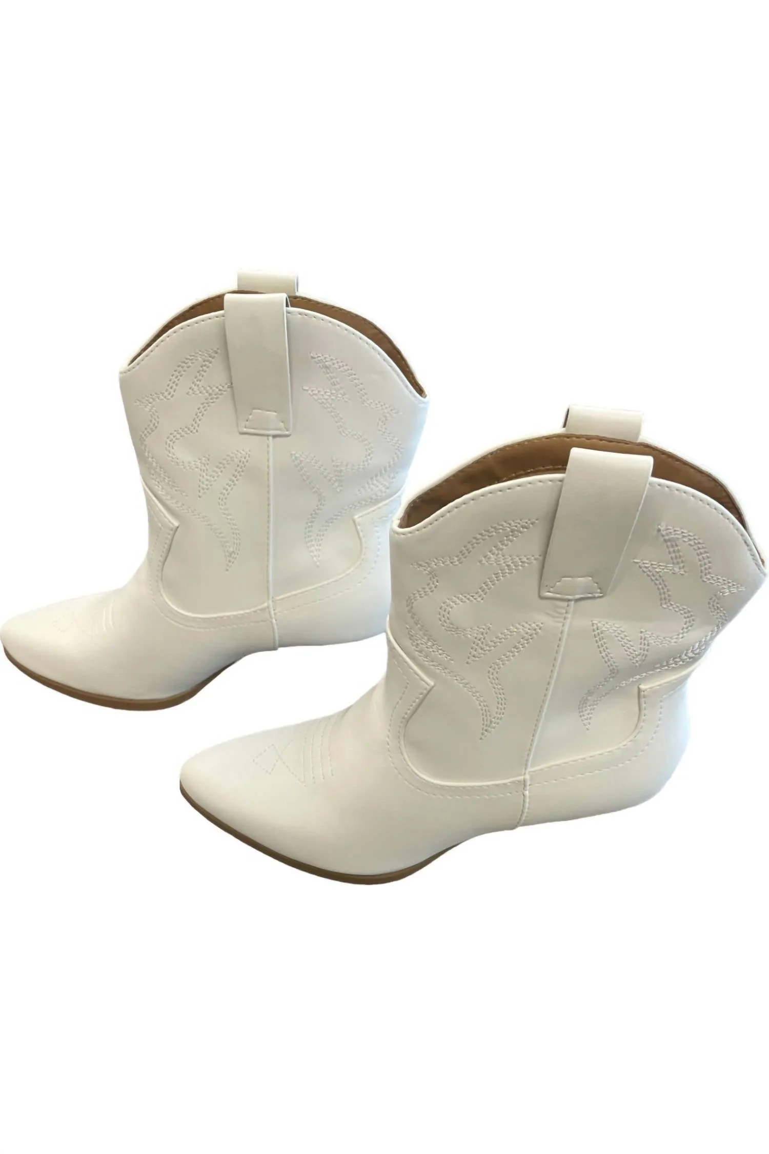 Women's Blazing Cowboy Boots In White