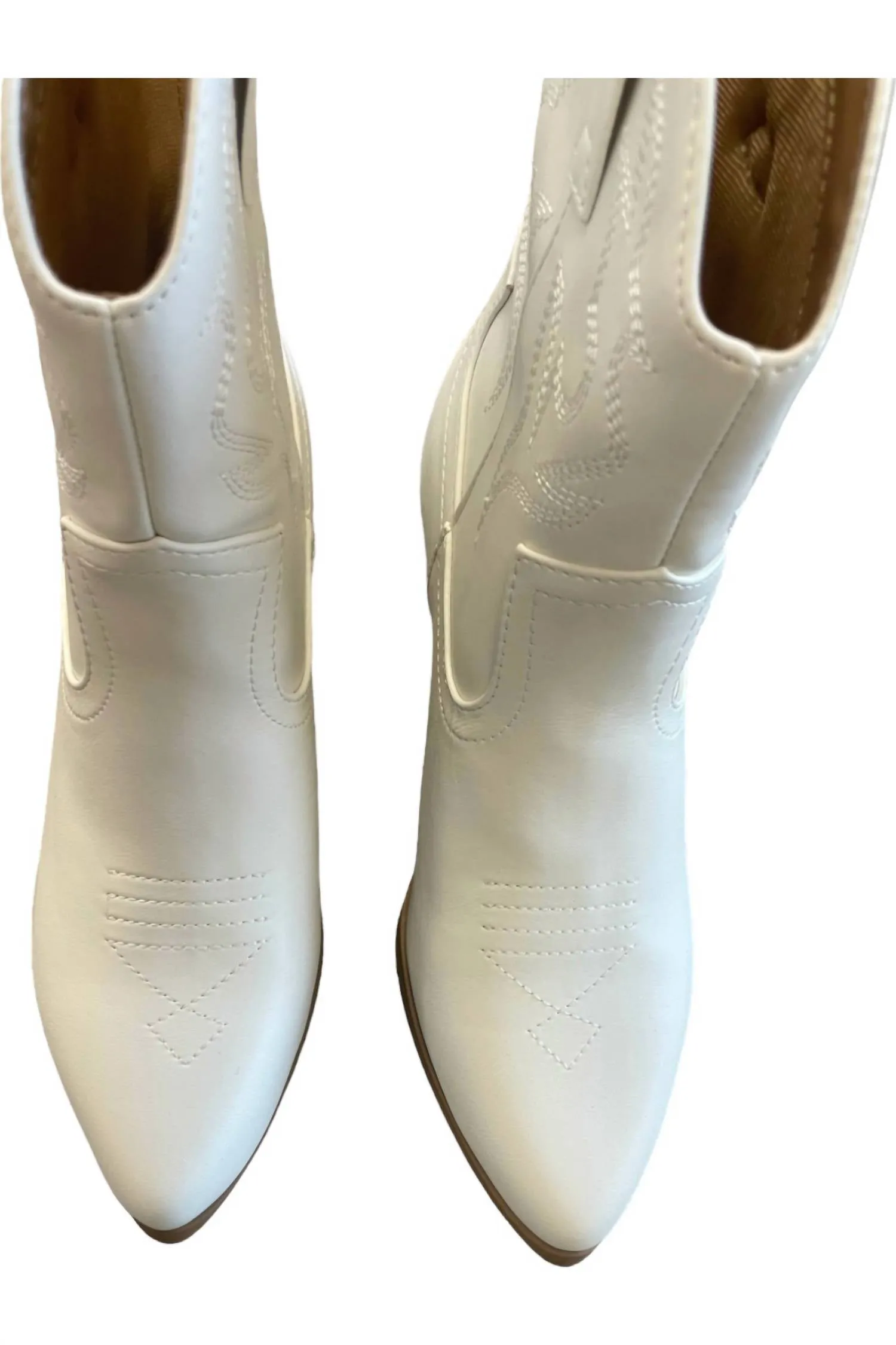 Women's Blazing Cowboy Boots In White