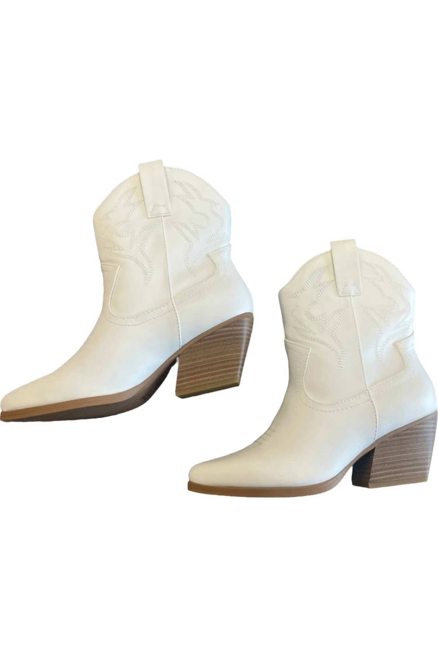 Women's Blazing Cowboy Boots In White