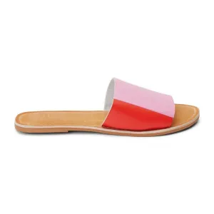 Women's Bonfire Slide Sandal In Pink/red