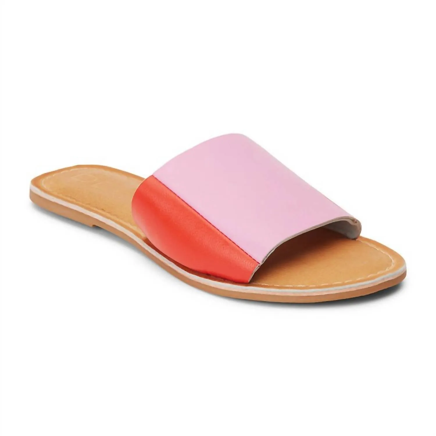 Women's Bonfire Slide Sandal In Pink/red