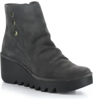 Women's Brom Zip Up Ankle Boots In Oil Suede Diesel