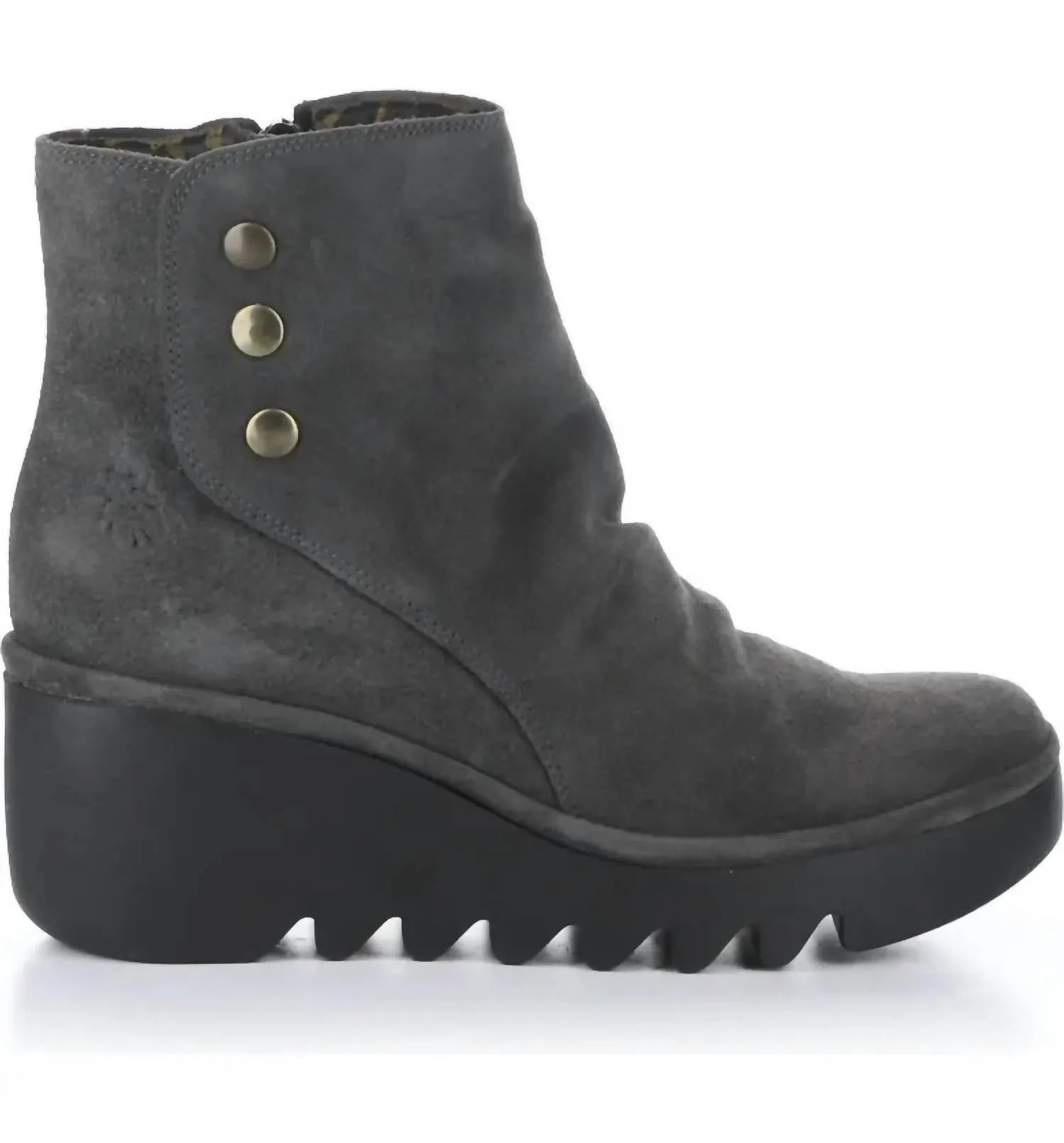 Women's Brom Zip Up Ankle Boots In Oil Suede Diesel