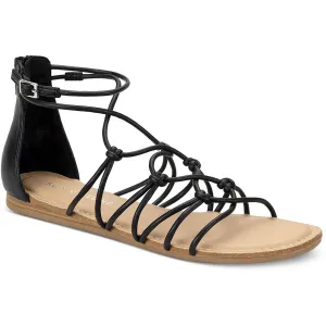 Womens Buckle Manmade Gladiator Sandals
