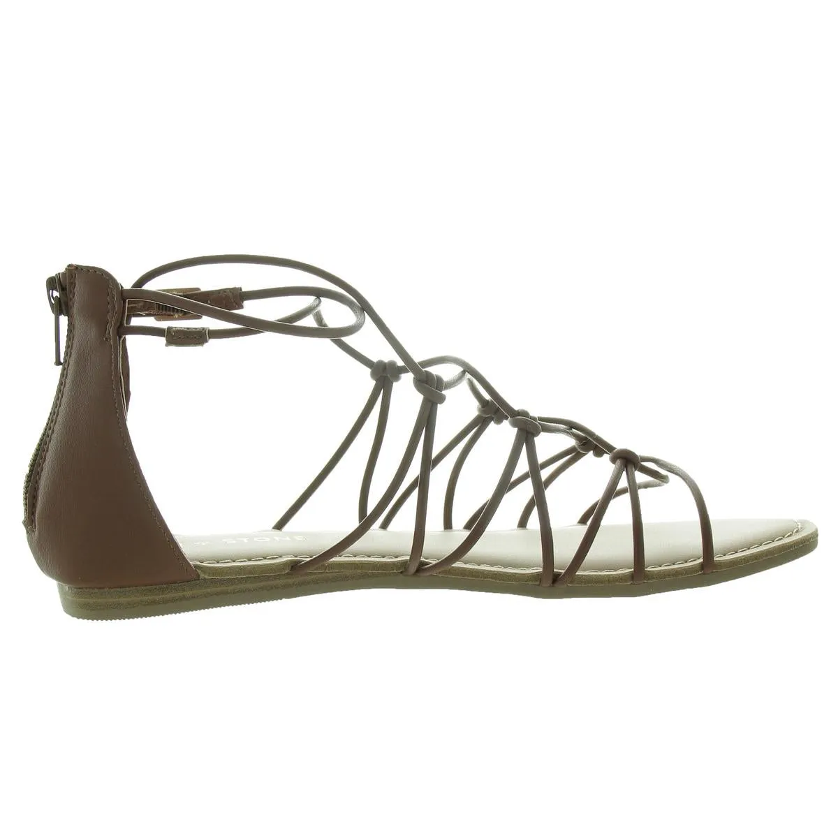 Womens Buckle Manmade Gladiator Sandals