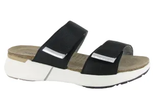 Women's Calliope Sandal In Black Leather/black