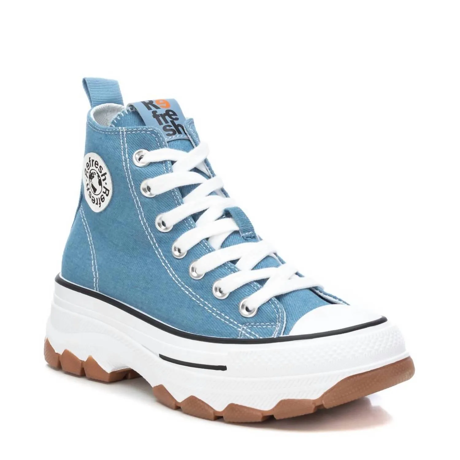 Women's Canvas Ankle Boots In Jeans