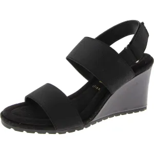 Womens Canvas Dressy Wedge Sandals