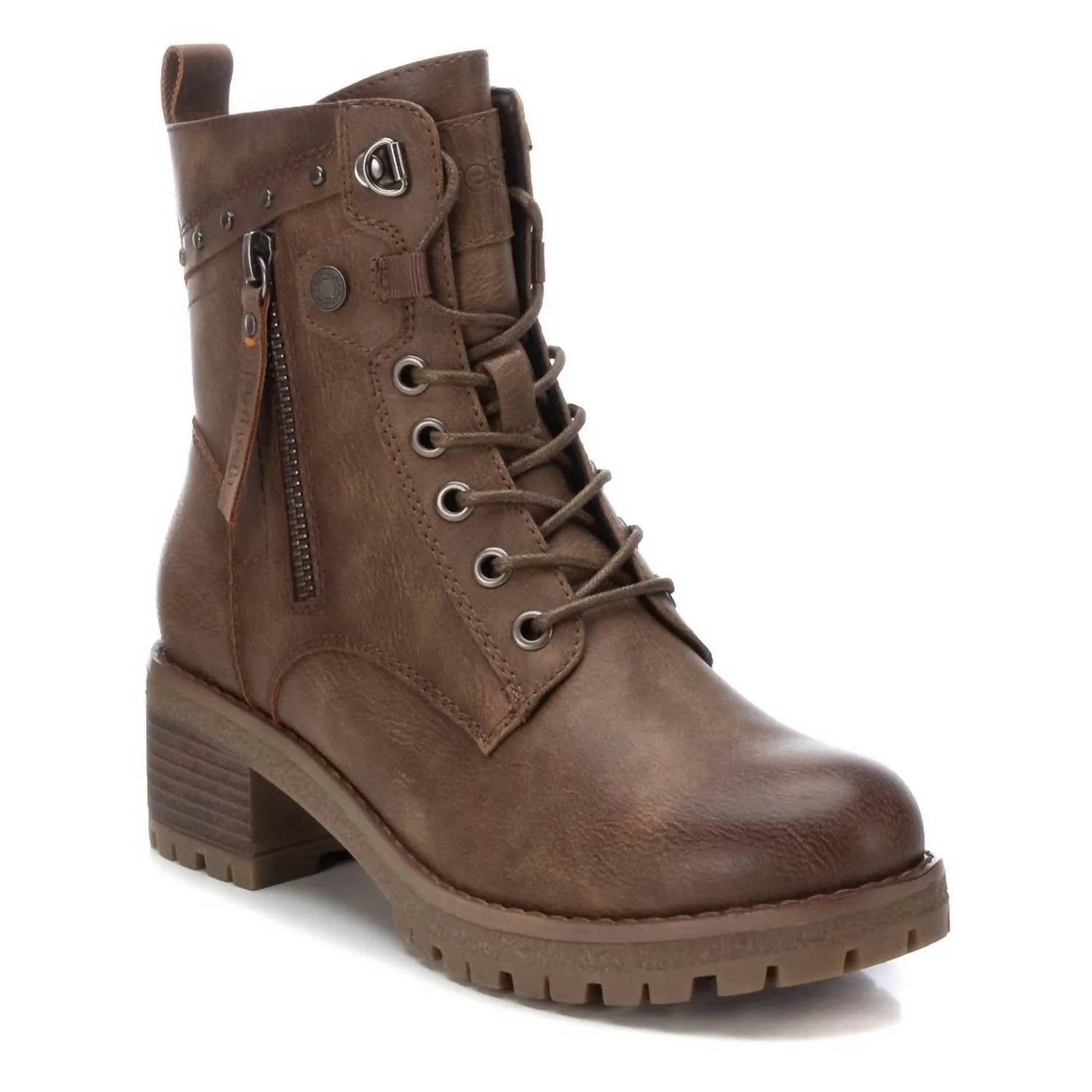 Women's Casual Ankle Booties In Camel