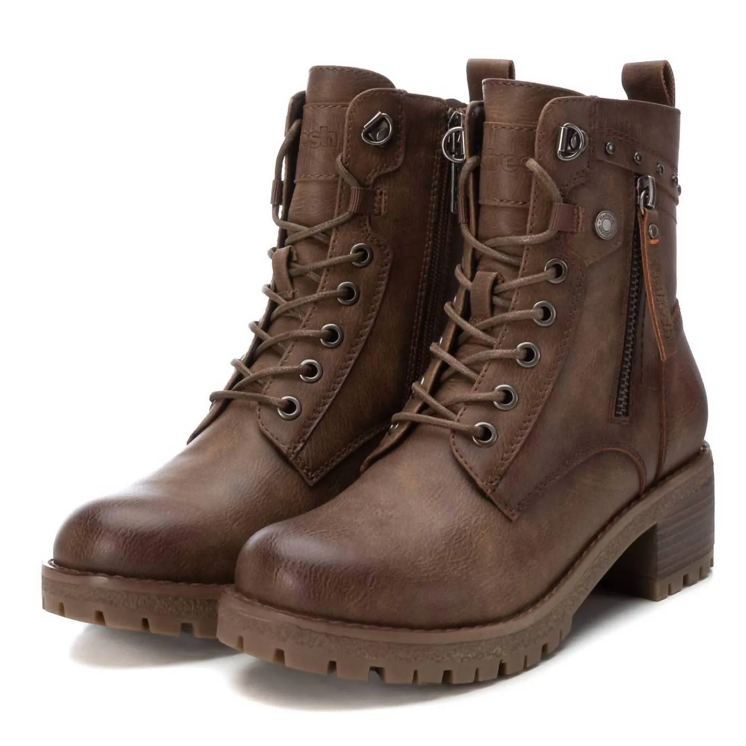 Women's Casual Ankle Booties In Camel