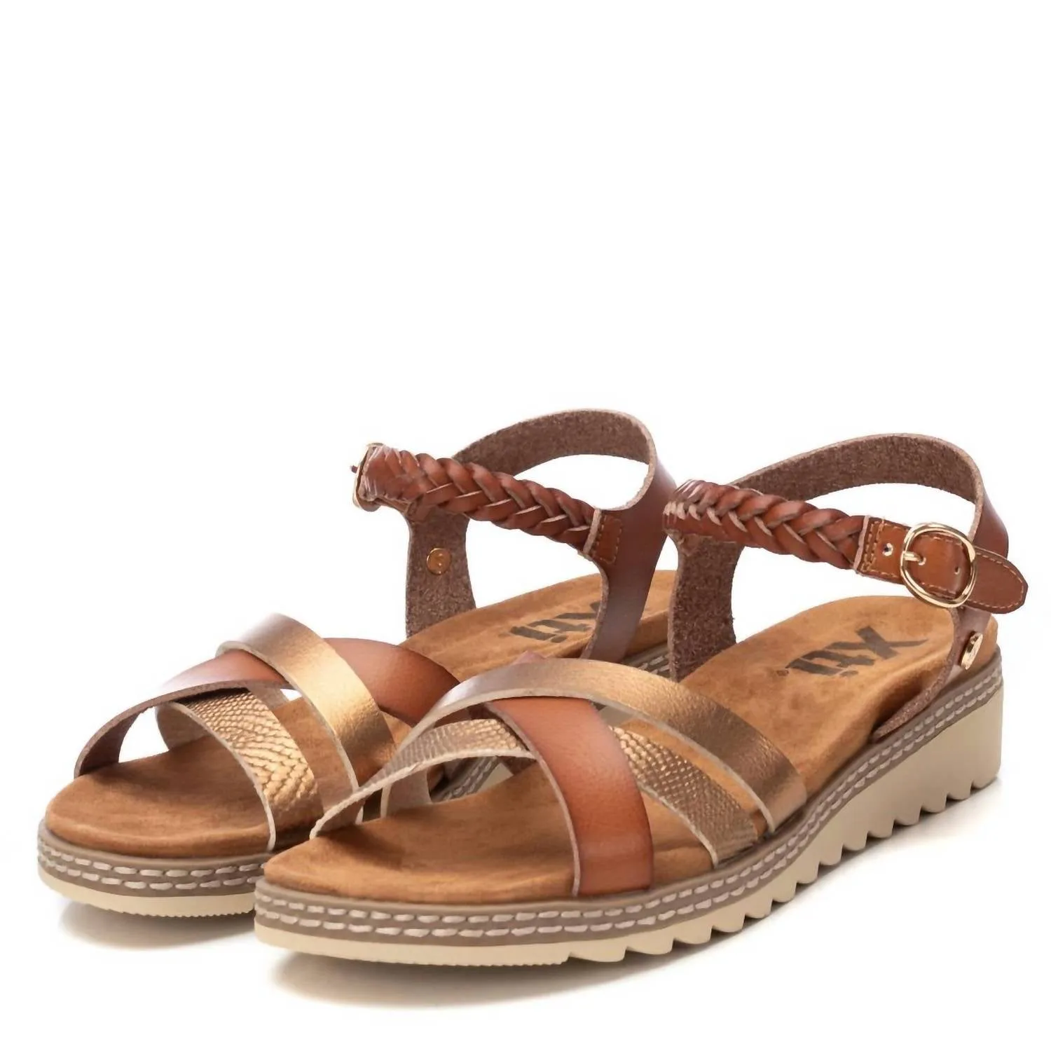 Women's Casual Sandals In Camel