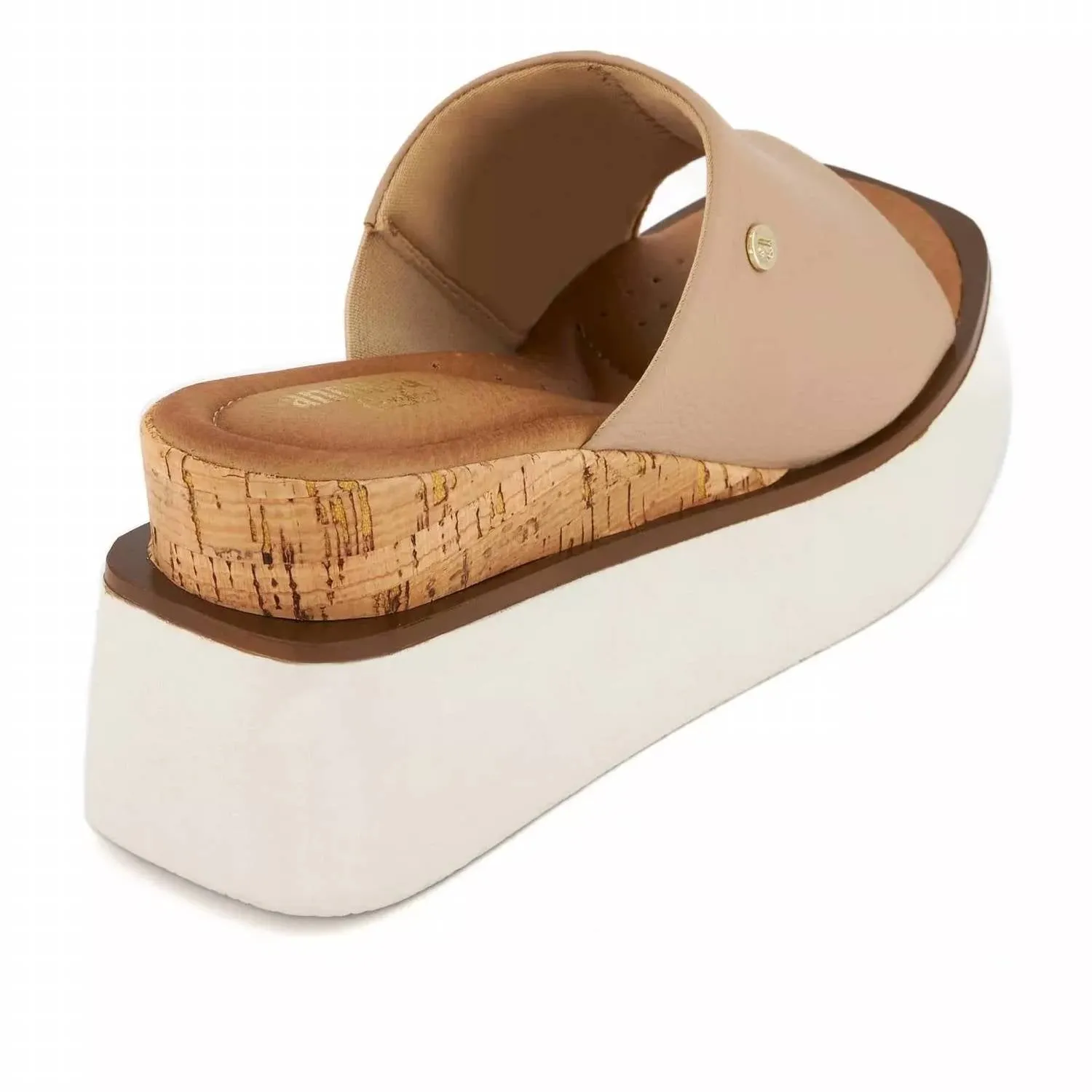 Women's Casual Wedge Platform Sandals In Nude
