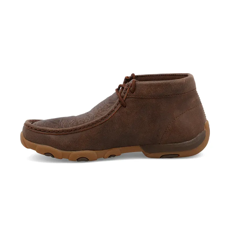Women's Chukka Driving Moc Brown/Brown Print