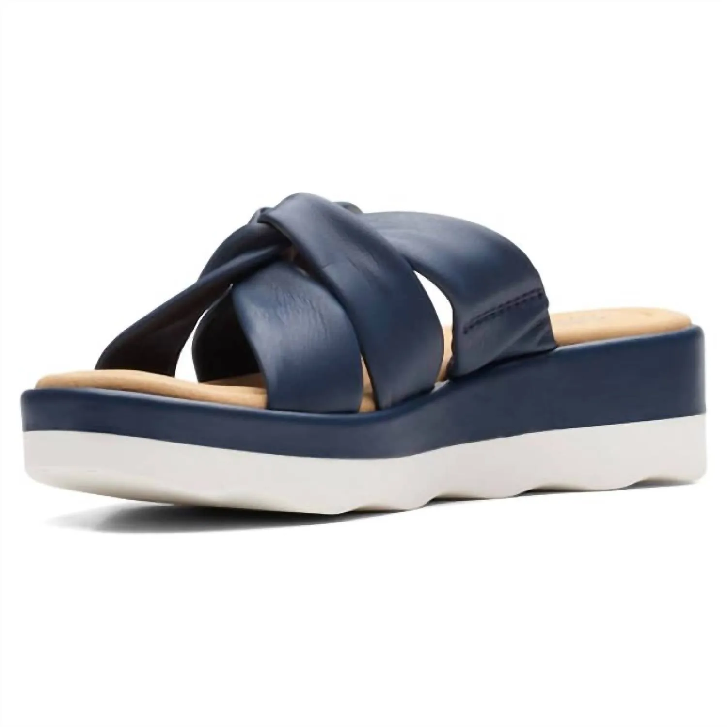 Women's Clara Charm Edge Sandal In Navy Synthetic