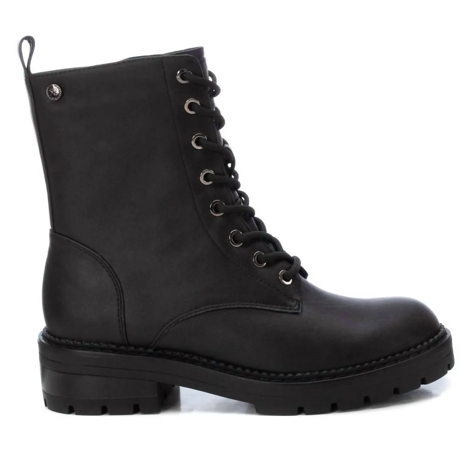 Women's Combat Booties In Black