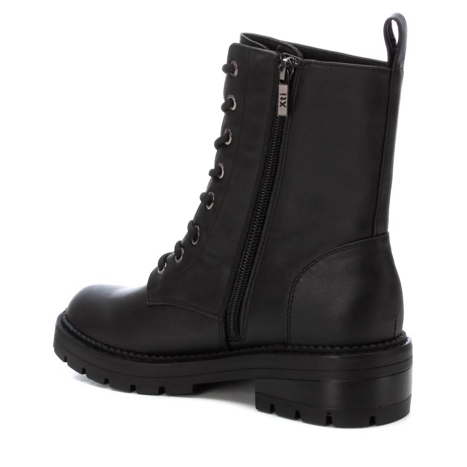 Women's Combat Booties In Black